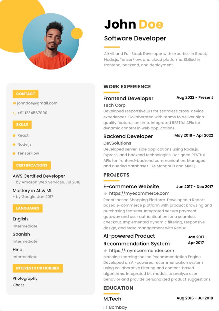 Abekus Resume Template 8